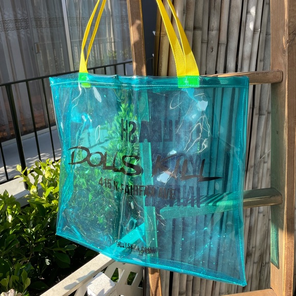 LIMITED EDITION OPENING DAY PVC DOLLS KILL FAIRFAX TOTE BAG - Picture 3 of 3